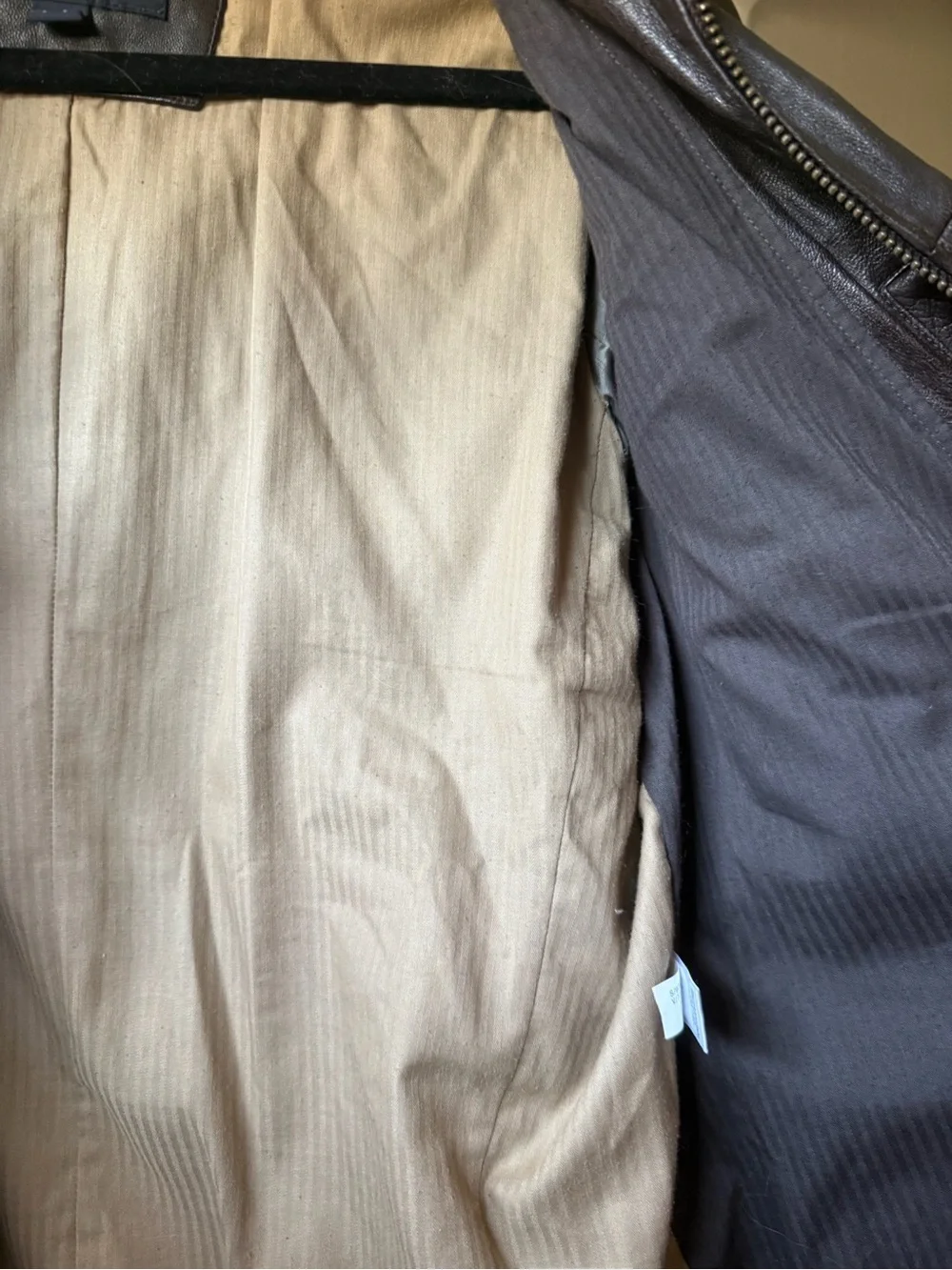 Banana Republic Dark Brown Leather Jacket size large